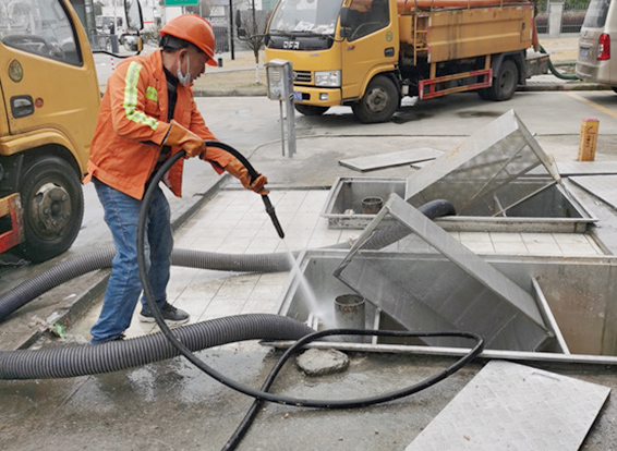 黎安镇隔油池清理